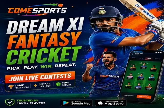 ComeDream11 (come dream11) fantasy cricket & matchday visual 1
